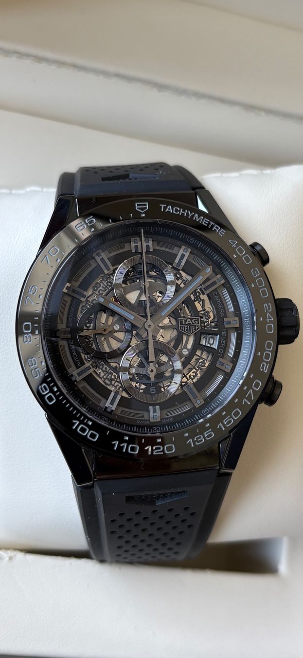 Tag Heuer Orologi: Tag Heuer Carrera Heuer 01 Ceramic Fullset – Usato da Birsfelden venduto da Mynos 6