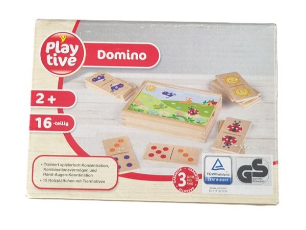 Jeux: PLAYTIVE Holz Domino – D'occasion à Wangen b. Olten par Restwert_Wangen