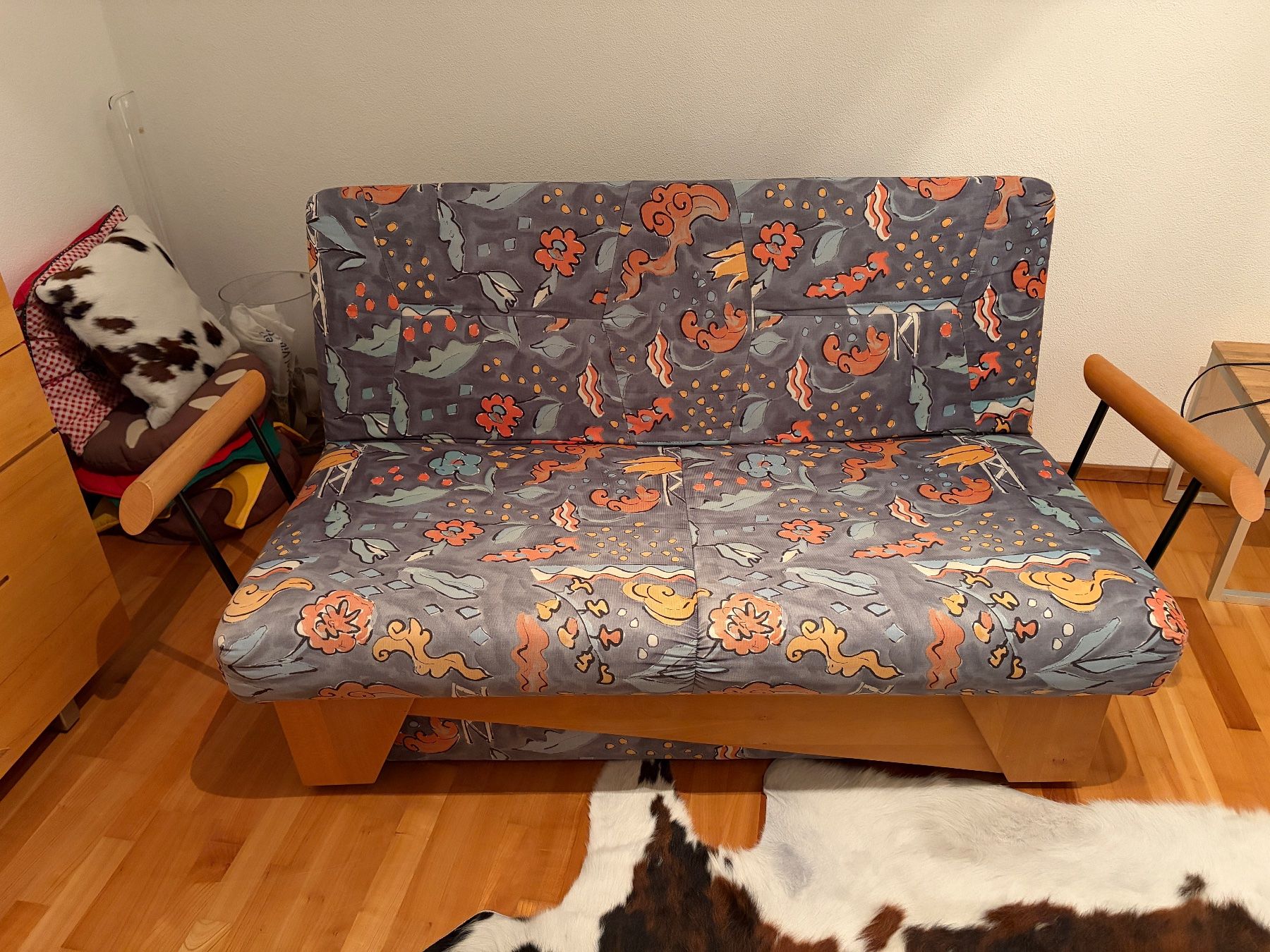Lits: Bettsofa aus Stoff 140cm – D'occasion à Flims Dorf par SandyL01