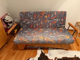Bettsofa aus Stoff 140cm