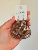Boucles d'oreilles Lovisa bronze ornées neuves