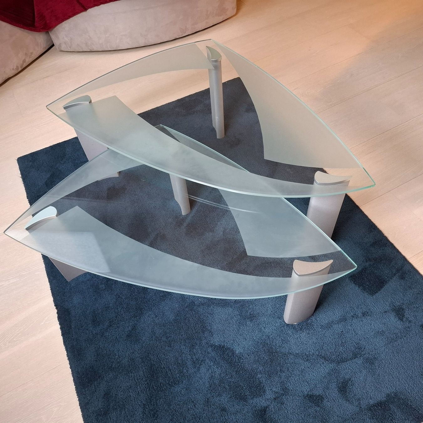 Tische: Salontische Duo Glas – Gebraucht aus Rain von Oski53 1