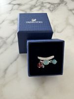 Swarovski - Rings with charm pendants (size 56) - Like NEW!