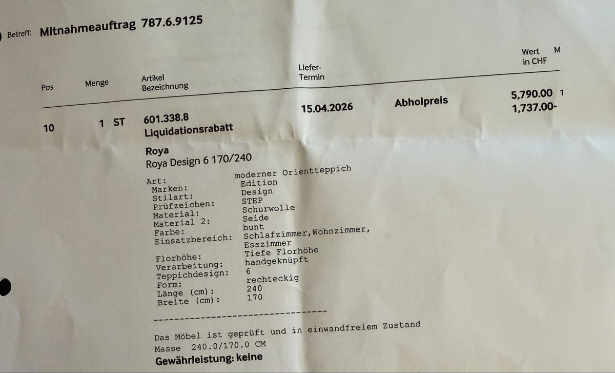 Teppiche: Seidenteppich – Neu (gemäss Beschreibung) aus Wettingen von Ina93 4