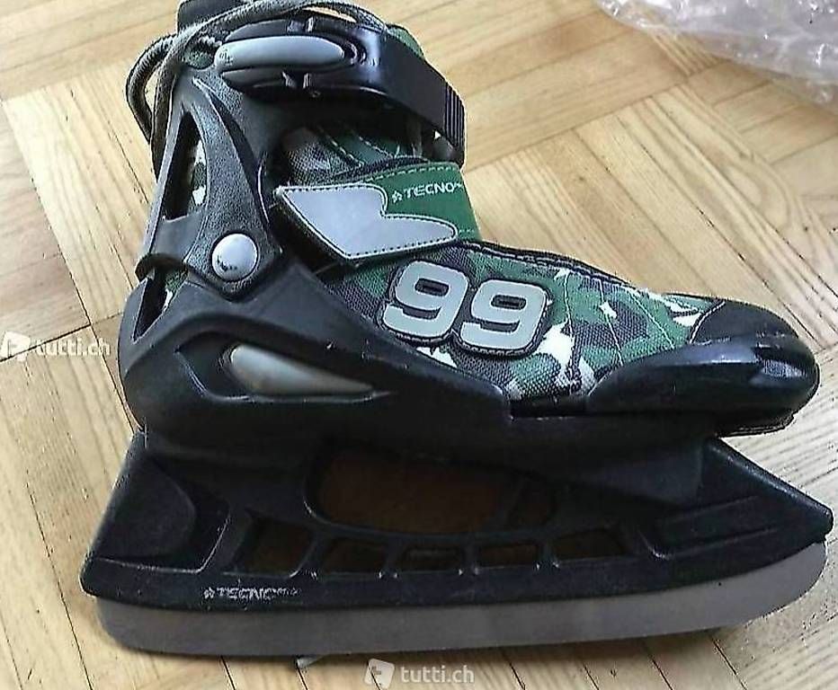 Pattini da ghiaccio: Schlittschuhe 32 33 34 35 – Usato da Itingen venduto da Haefi