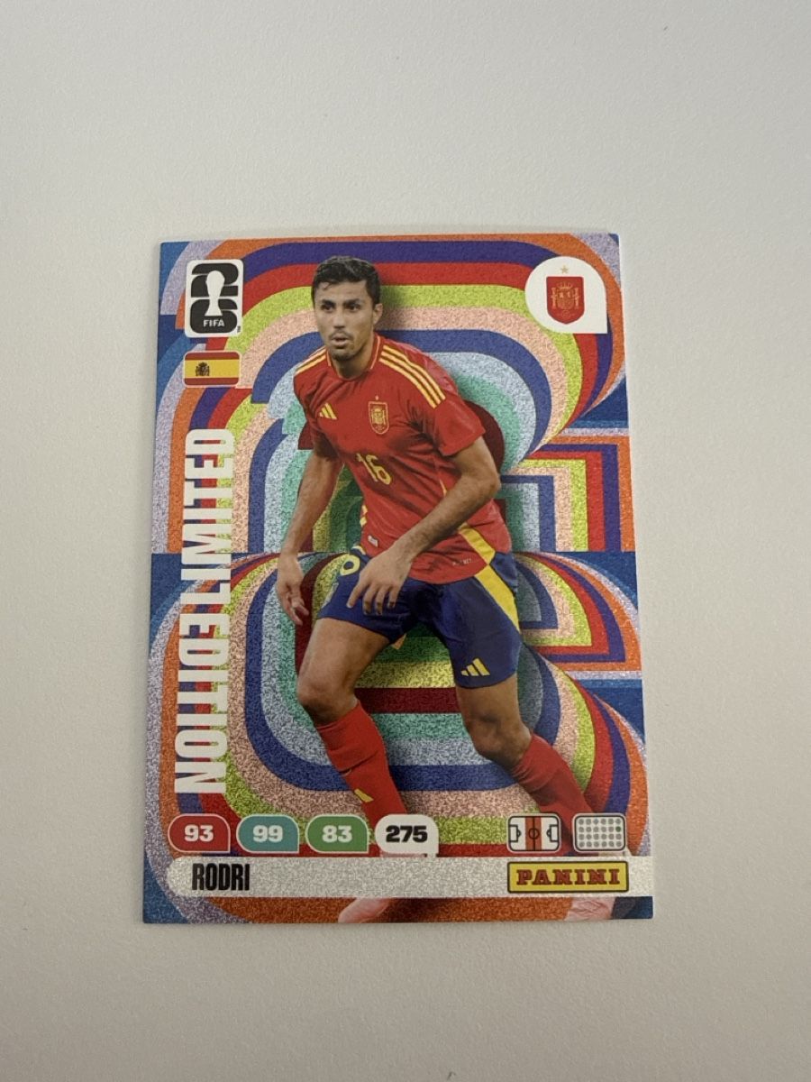 Panini Carte collezionabili: Panini Adrenalyn XL - Rodri - Limited Edition – Nuovo (secondo la descrizione) da La Neuveville venduto da Ibo2300