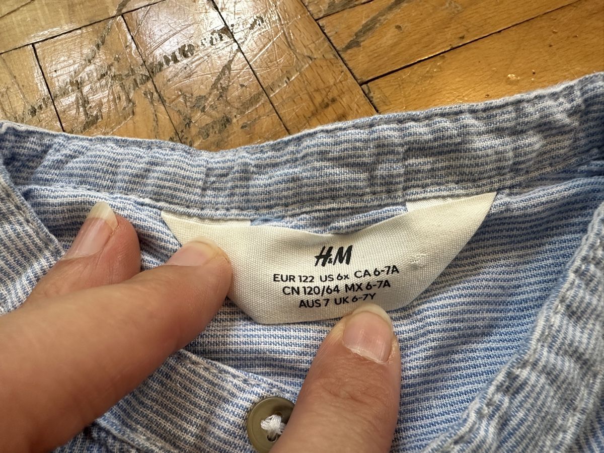 H&M Camicie, T-shirt & Polo: Gestreiftes Hemd – Usato da Zürich venduto da Paleardi 2