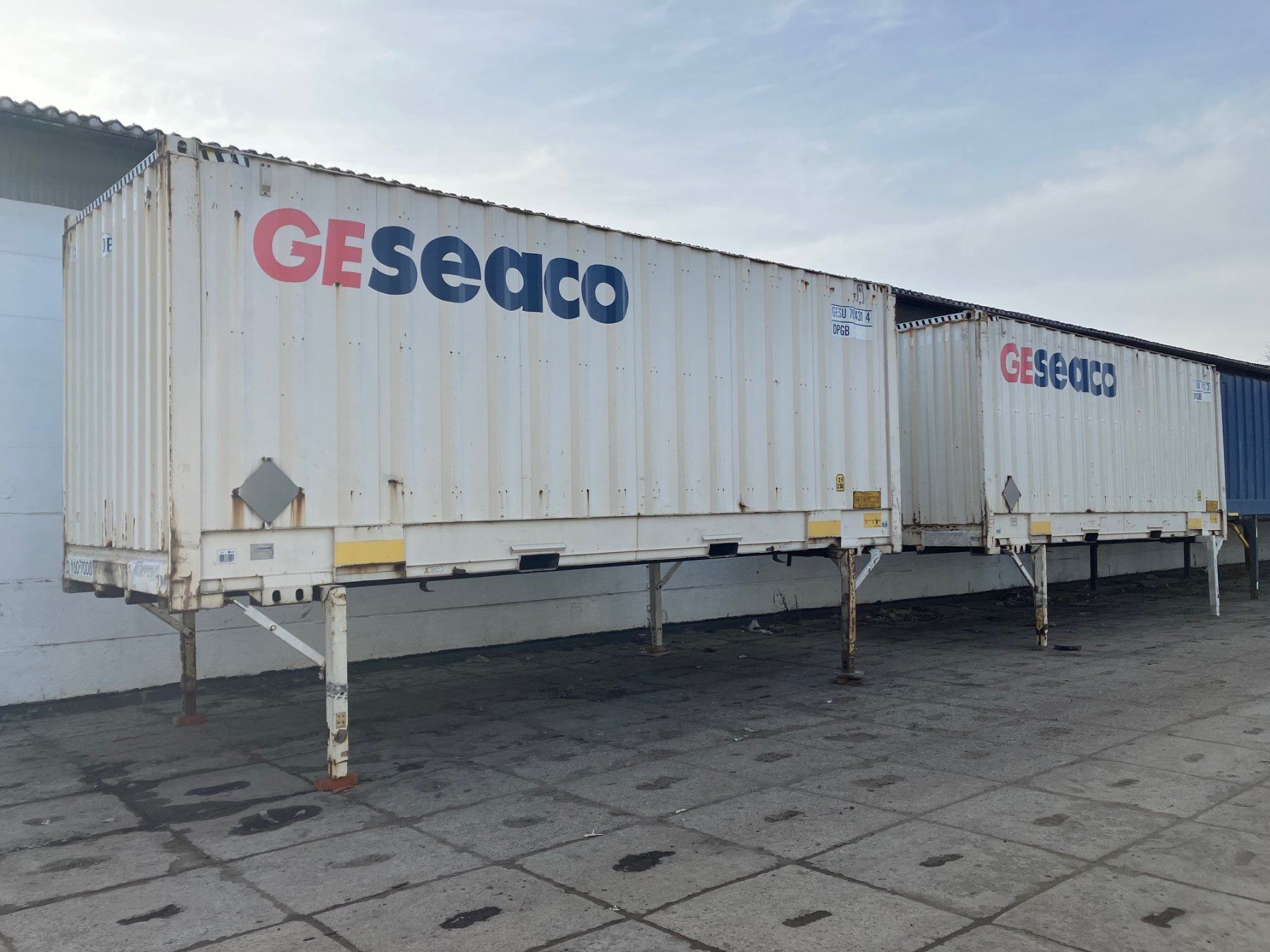 Contenitori edile: Wechselbrücke Container auf Stelzen BDF 7,45m Rolltor Rollto – Usato da Hamburg venduto da inf_r2kx