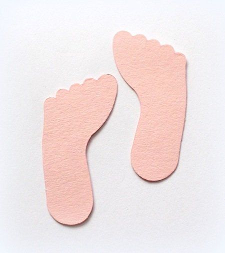 Kit bricolage: Babyfüsschen rosa und blau – Nuovo (secondo la descrizione) da Schlatt TG venduto da glueckwunschkarte.22 2