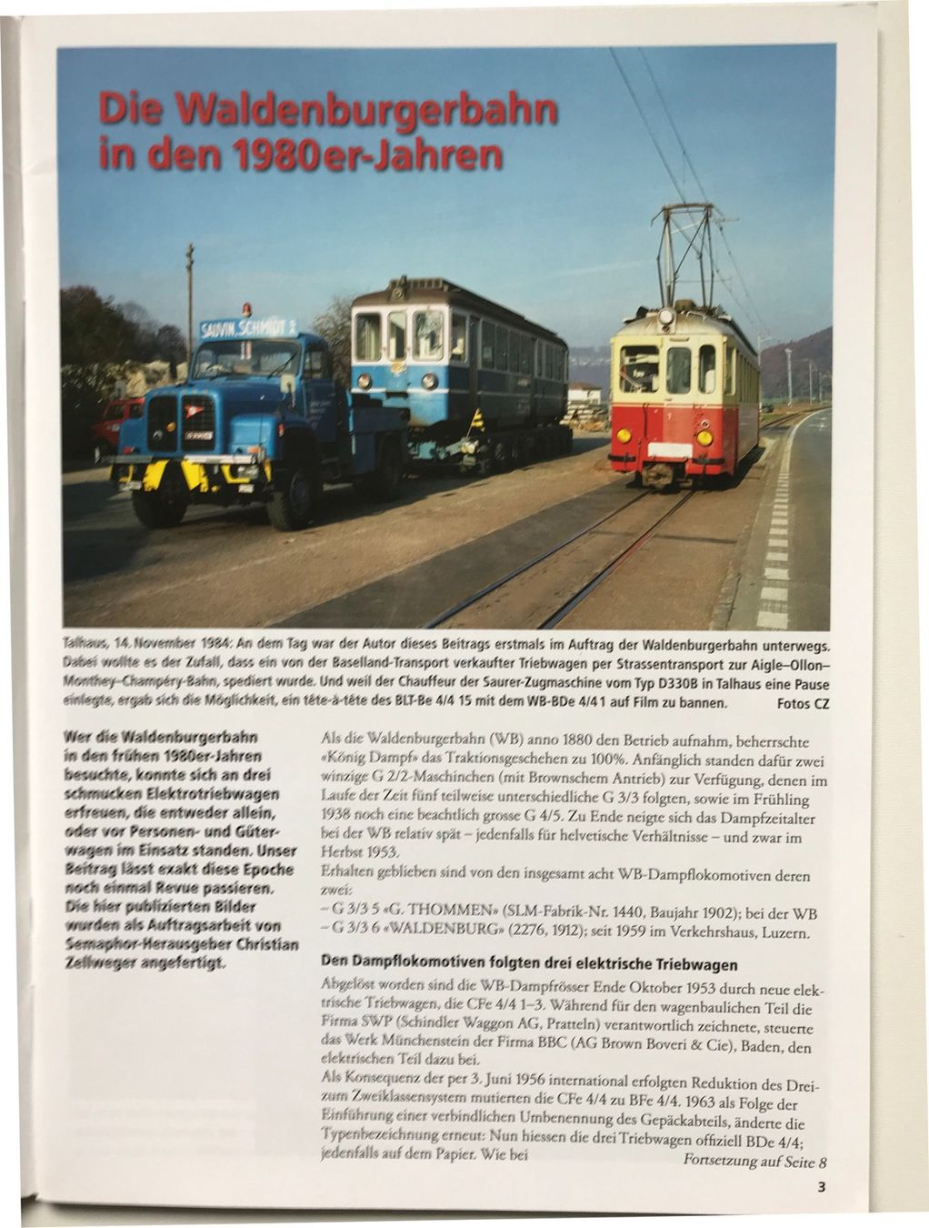 Riviste & Magazine: Semaphor 53,  Sommer 2017; Klassiker der Eisenbahn – Usato da Köniz venduto da vasco013 2