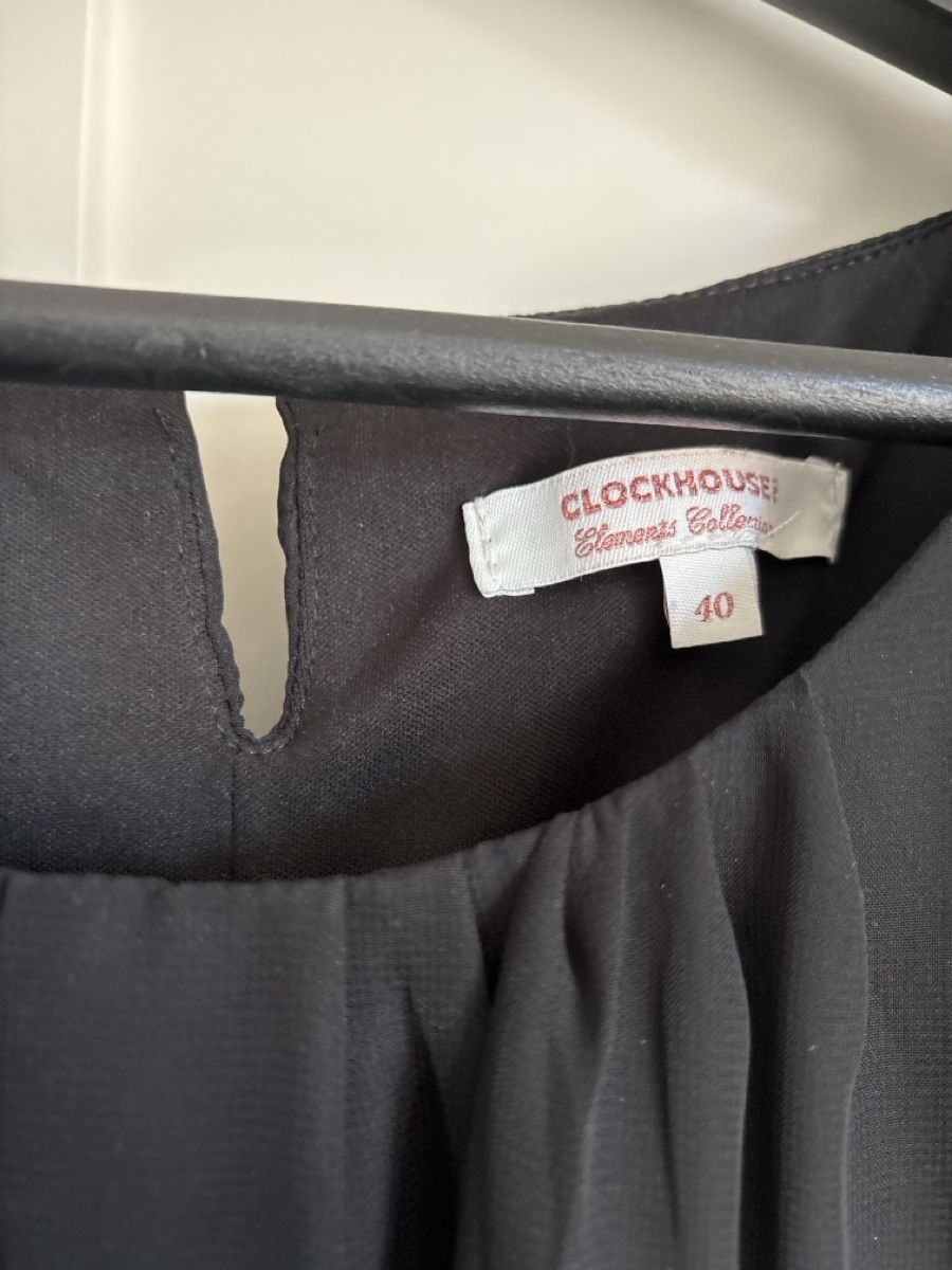 Camicette: Schwarze elegante Bluse Gr 40 – Usato da Benken ZH venduto da m1310 1