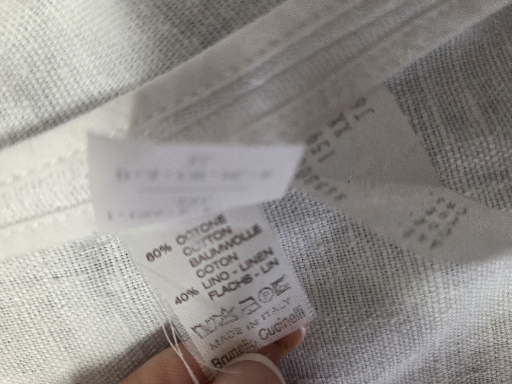Brunello Cucinelli Vestes: Blazer Brunello Cucinelli Leinem – D'occasion à Zürich par finesse.shop 8