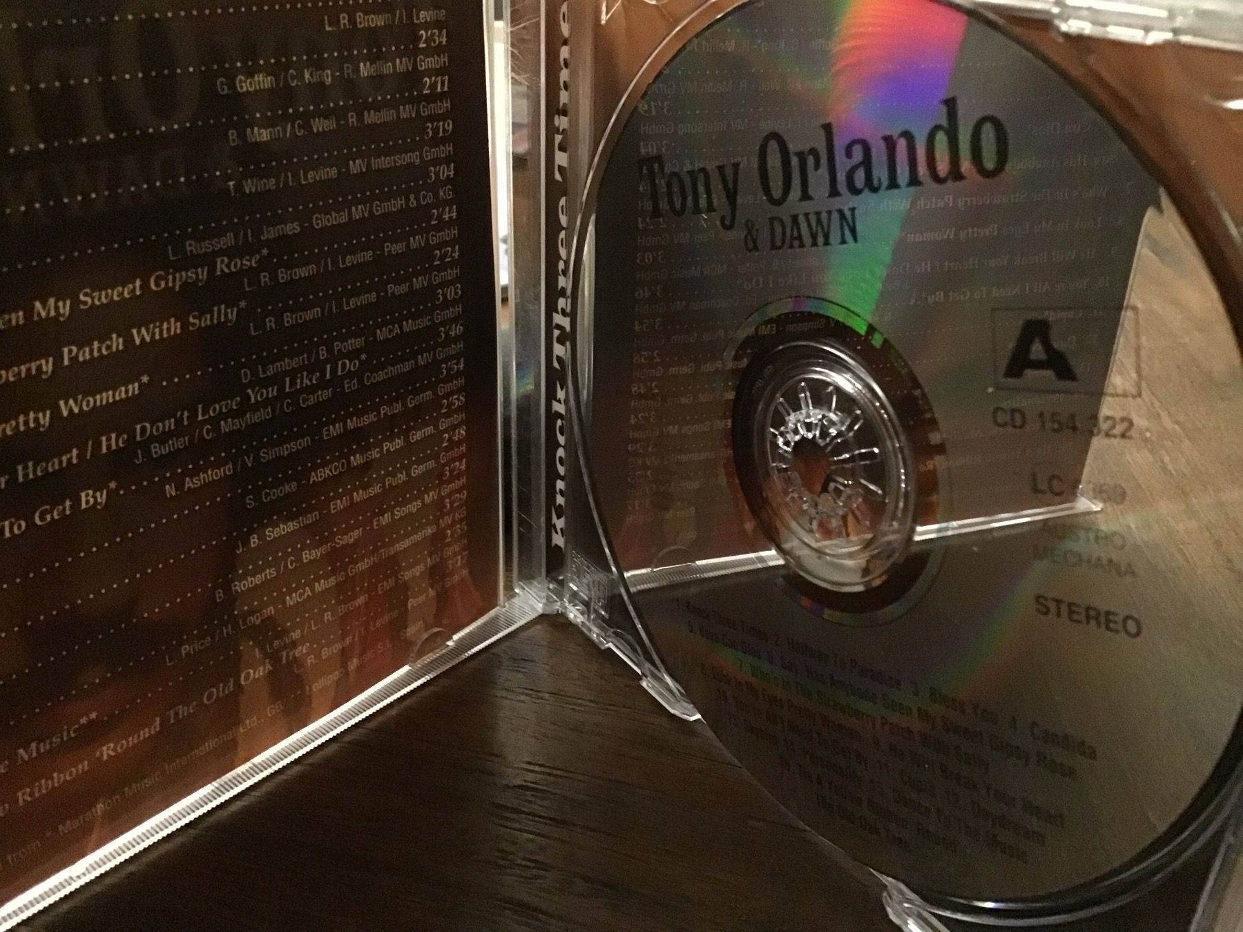 CD: Tony Orlando & Dawn – Usato da Thierachern venduto da sweden08 2