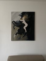 Gemälde, Öl auf Leinen 80x100 cm