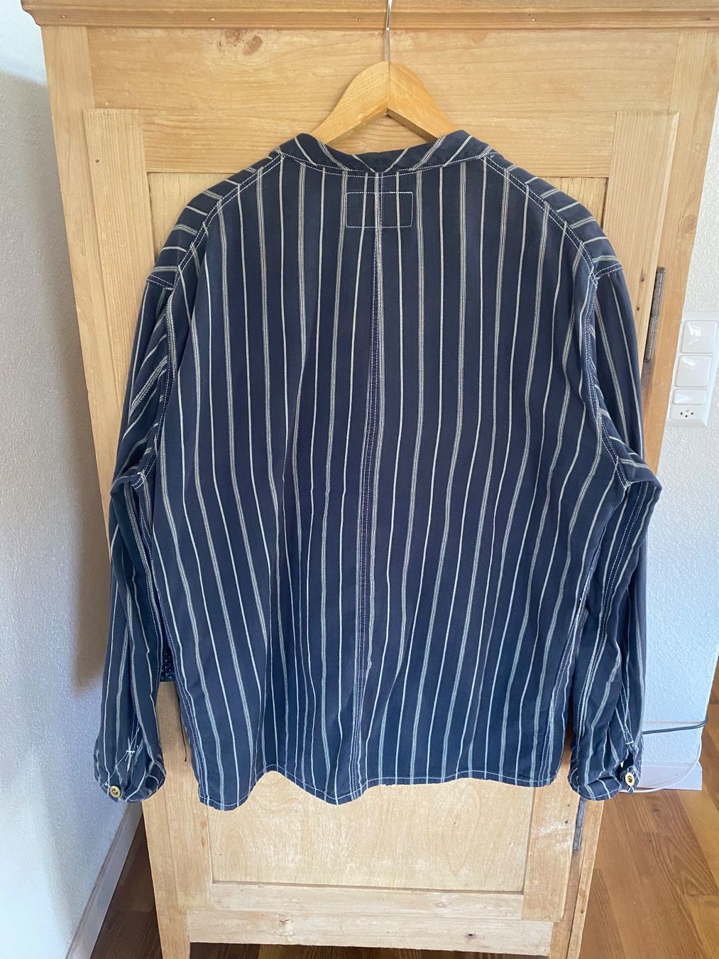Camicie: Stevenson Overall Co. Foreman Black Stripe Shirt, Hemd – Usato da Illnau venduto da Machi3 1