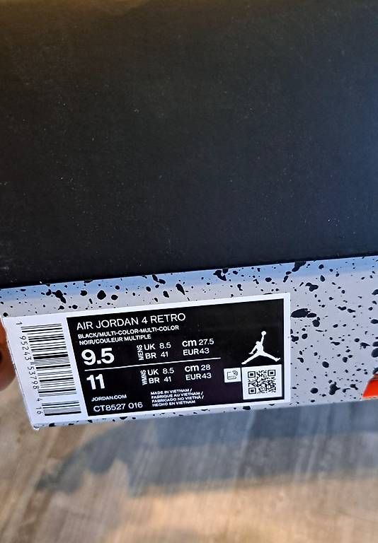 Jordan Scarpe da uomo: Jordan 4 rétro Red Thunder – Usato da MARTIGNY venduto da pinkforever1984 3