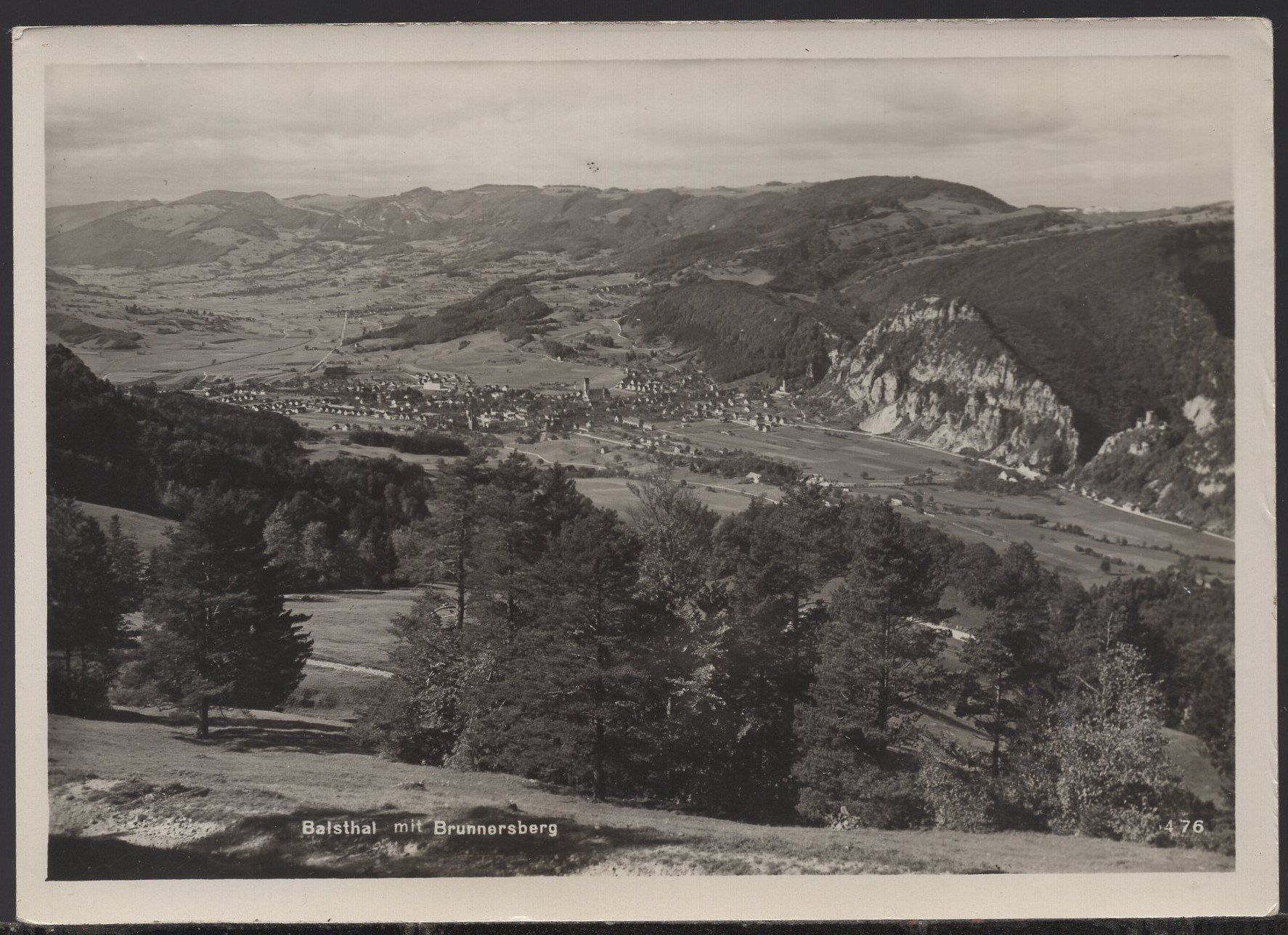 Ansichtskarten: Balsthal - Brunnersberg – Gebraucht aus Aarau von kufi44