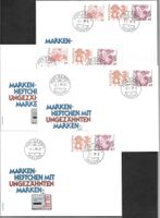 4 FDC Serie 595H3I-598H4 10 Werte aus Markenheft ET 5.1.1979