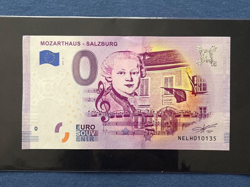 Euro Schein Mozarthaus Salzburg (Neu und originalverpackt) in ...