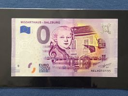 Euro Schein Mozarthaus Salzburg