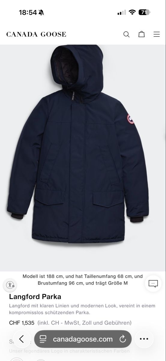 Canada Goose Giacche: CANADA GOOSE - Langford Parka – Nuovo (secondo la descrizione) da Mühlethurnen venduto da Aendu1984 3