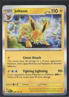 POKÉMON / Jolteon / Prismatic Evolutions / Holo 🇺🇸