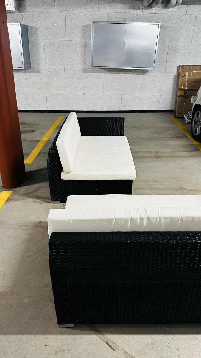 Sofas: Garten Lounge Set, Rattan, 2-Teilig – Gebraucht aus Richterswil von ivana025 6