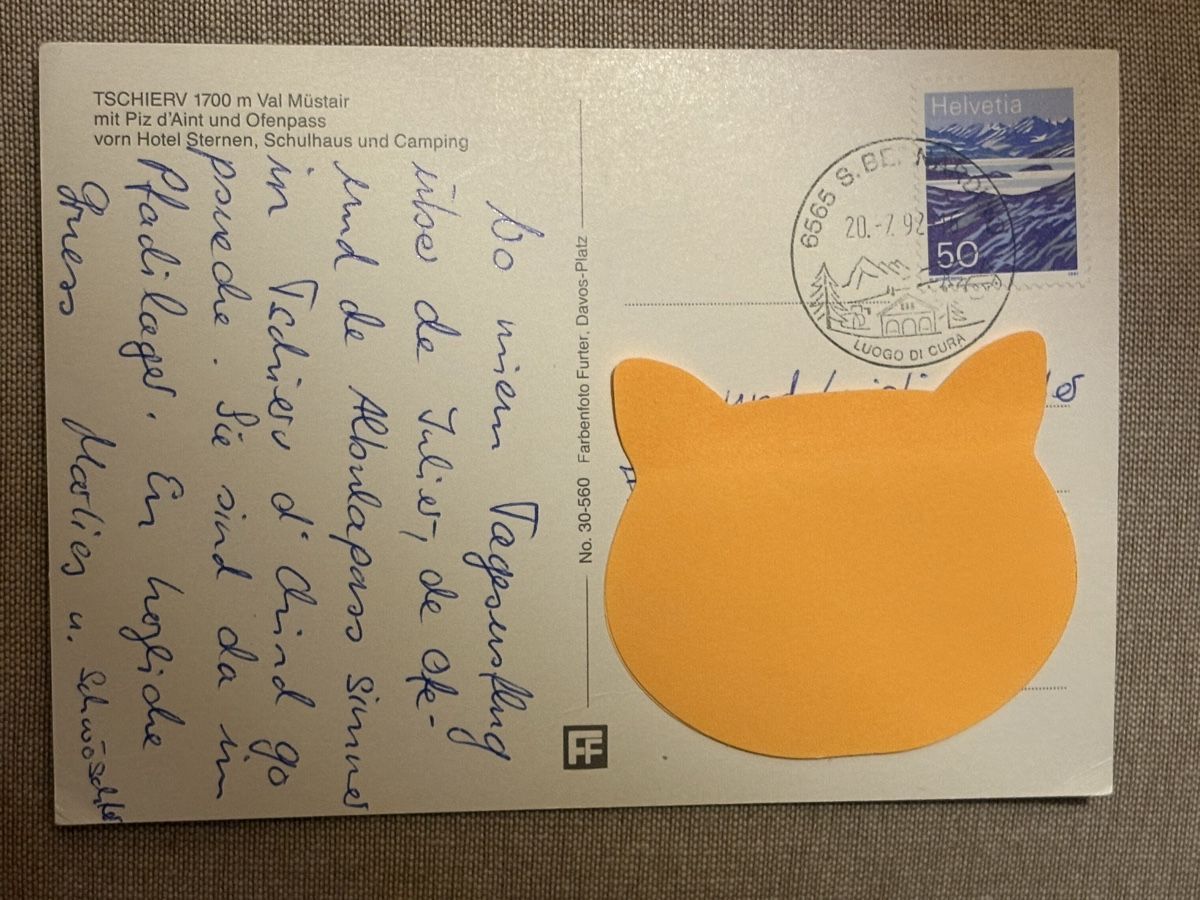Cartoline postali: AK von Tschierv – Usato da Rümlang venduto da Kartenpost1 1