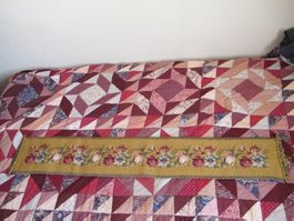 Alter Gobelin Wandteppich Wandbehang Stickerei
