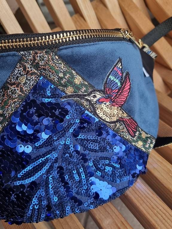 Sacs: Tasche Patchwork handmade Bauchtasche NEU bag Damen – Neuf (Voir description) à Binz par JoPra 4