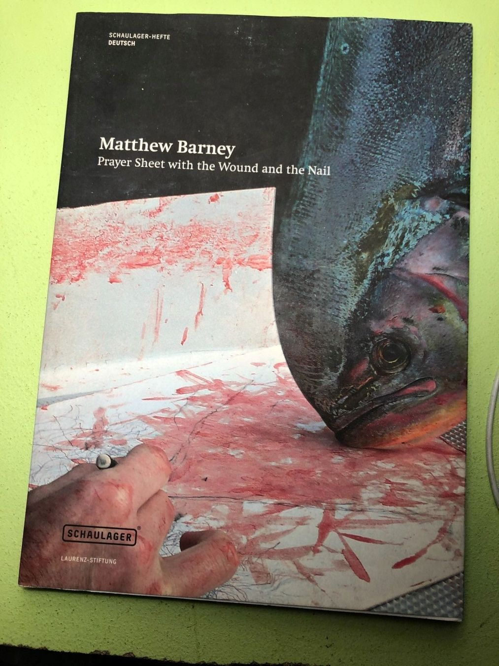Libri: Matthew Barney: Prayer Sheet with Wound – Usato da Zürich venduto da allp