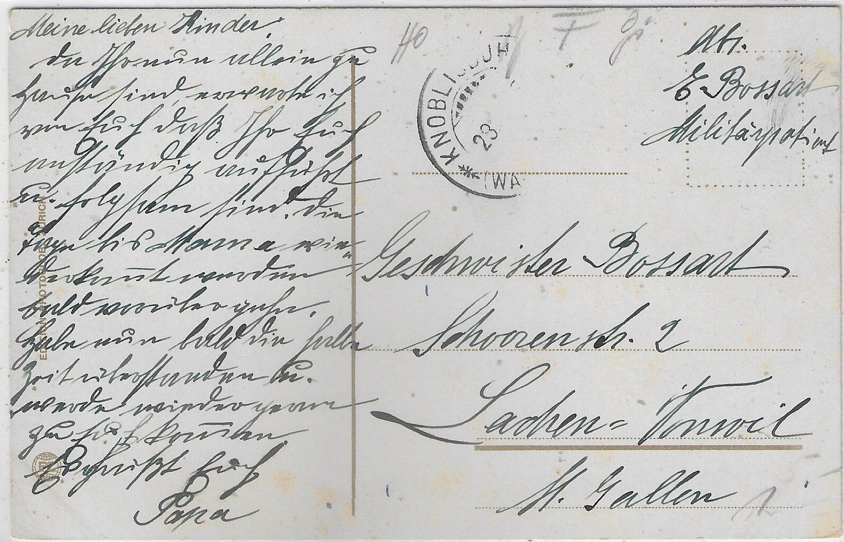Cartoline postali: Walensee mit Churfirsten - Litho – Usato da Ettingen venduto da Kartenplanet 1