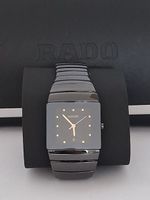 Orologio Rado Ceramica quadrante nero data titanio