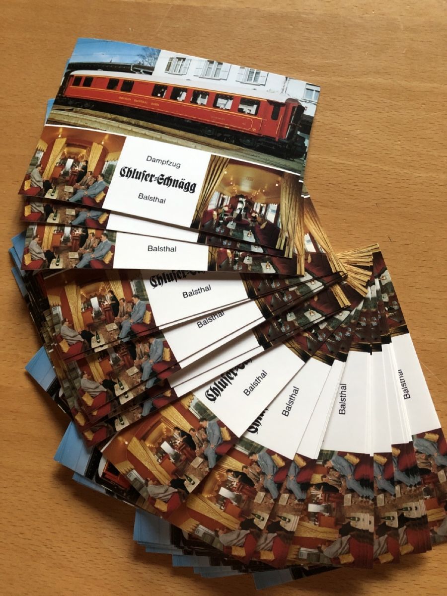 Ansichtskarten: 30 Karten OeBB Salonwagen – Neu (gemäss Beschreibung) aus Balsthal von Katzenfan99