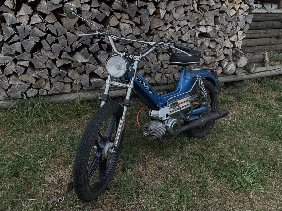 Puch Ciclomotori: Puch Maxi S Mofa blau ab 1.- CHF – Usato da Adetswil venduto da ss3linaa 1