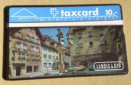 Taxcarte Landis&Gyr 10.00Fr. ungelaufen