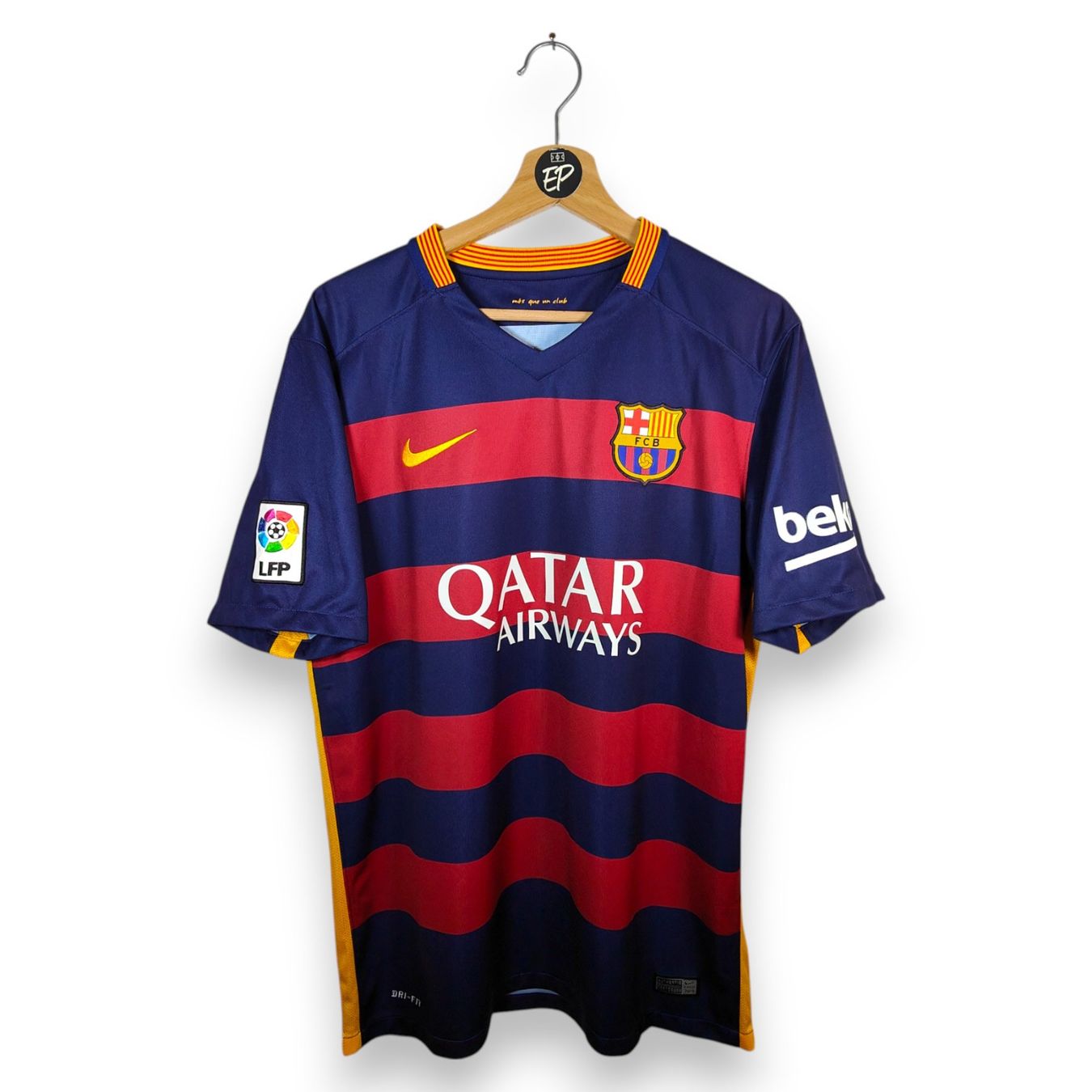 Maillot FC Barcelona #10 Messi - Taille XL Homme - Qatar Airways - Neuf