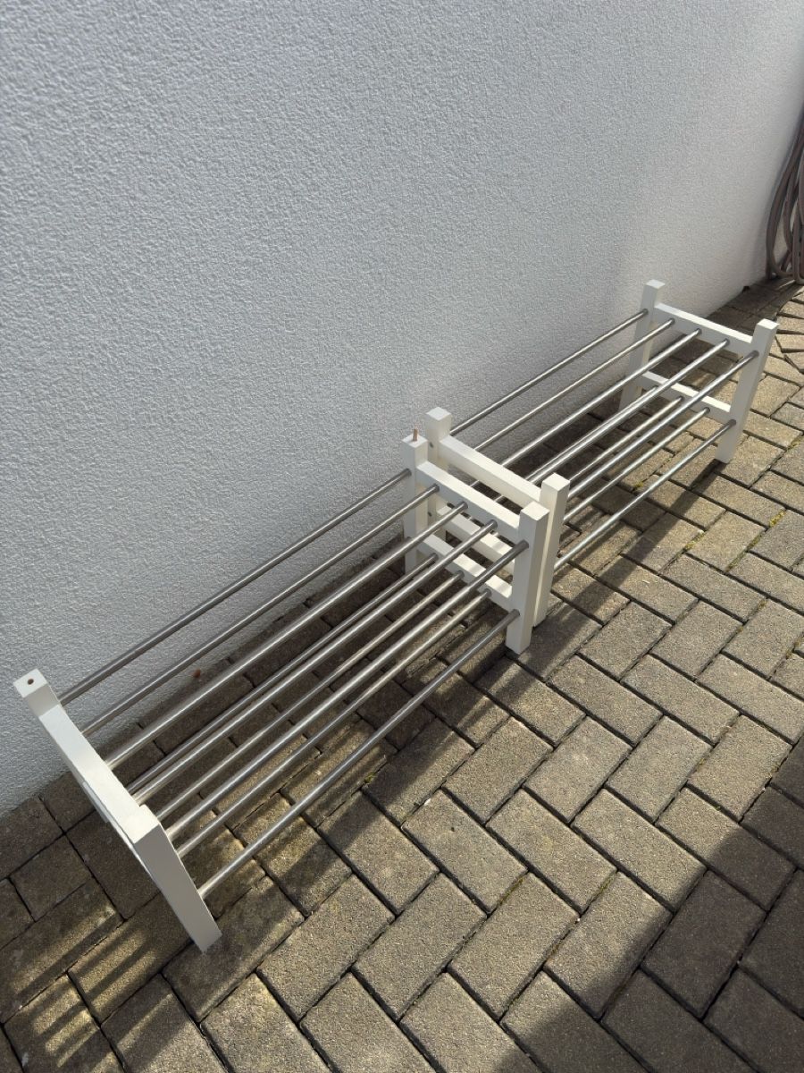 Guardaroba: 2 weisse Schuhregale – Usato da Sarmenstorf venduto da Nathaliie_21 1