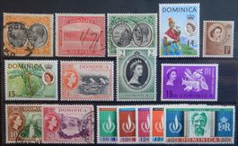 Dominica Britisch Lot mit alten Werten I