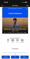Bad bunny Ticket los vecinos 21.6. Düsseldorf
