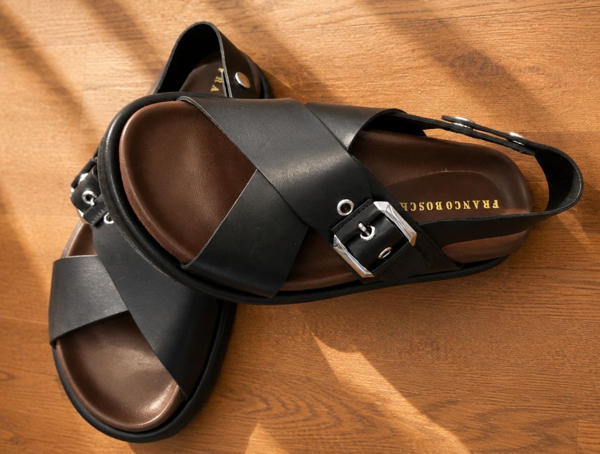Damenschuhe: Franco Boschi Ledersandalen NEU – Neu (gemäss Beschreibung) aus Meggen von Scollection 1