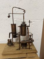 Handgefertigte Miniatur-Destillerie aus Kupfer - Distillerie