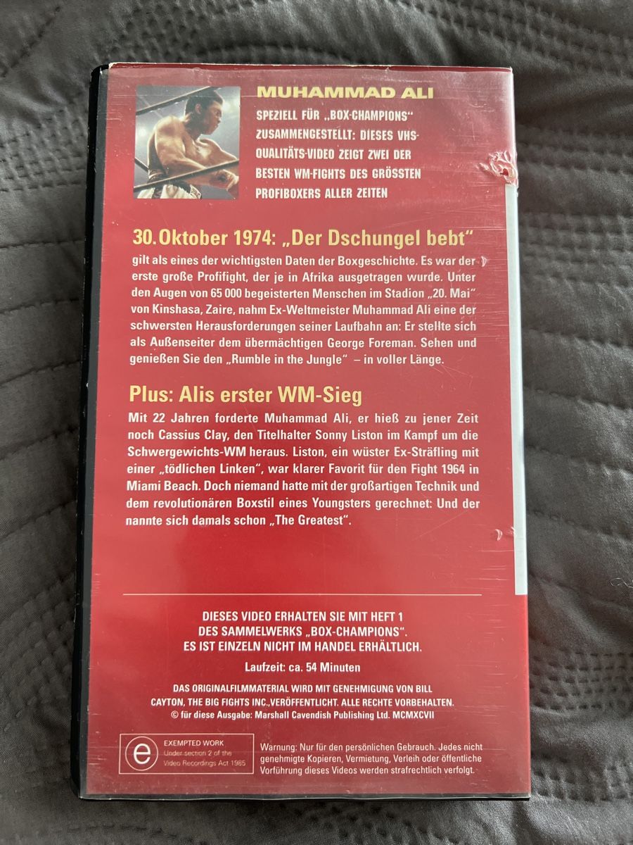 Kompaktkassetten: Box Champions 1 - Marshall Cavendish Video Kollektion – Gebraucht aus Stein AG von isi_R35 1