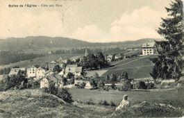 Côte-aux-Fées  NE  -   Bolles de l'église     en  1 9 1 1