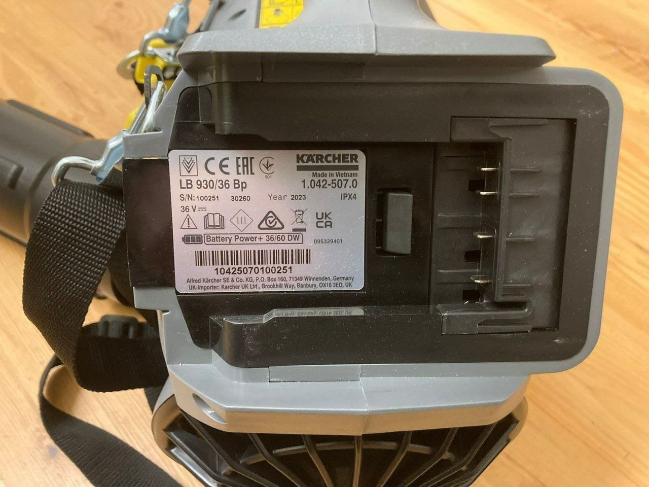 Kärcher Laubbläser & Laubsauger: Laubbläser Kärcher LB930/36 Bp – Neu (gemäss Beschreibung) aus Segnas von clacli 2