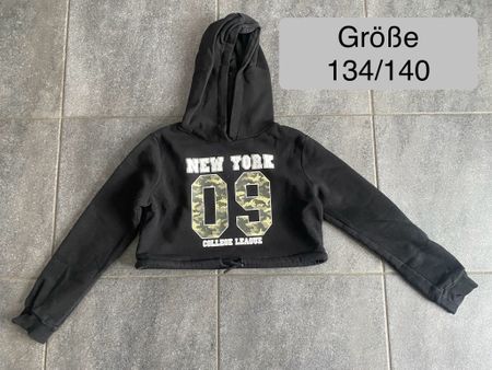 Cooler Kapuzenpullover, New York, Gr. 134/140, Top Zustand