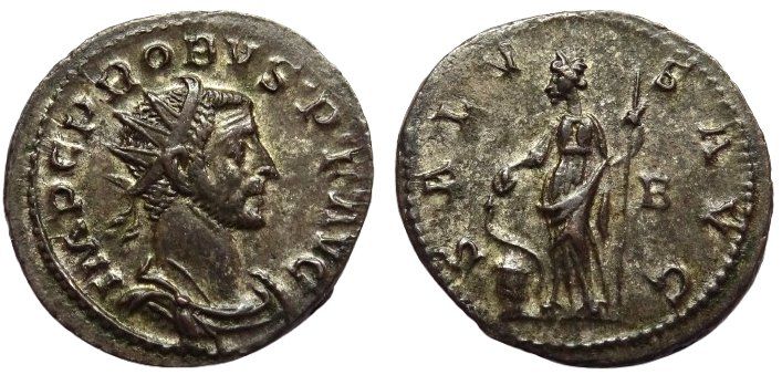Tutti le monete: PROBUS AE Antoninianus (282 AD) – Usato da La Sarraz venduto da classicworldcoins