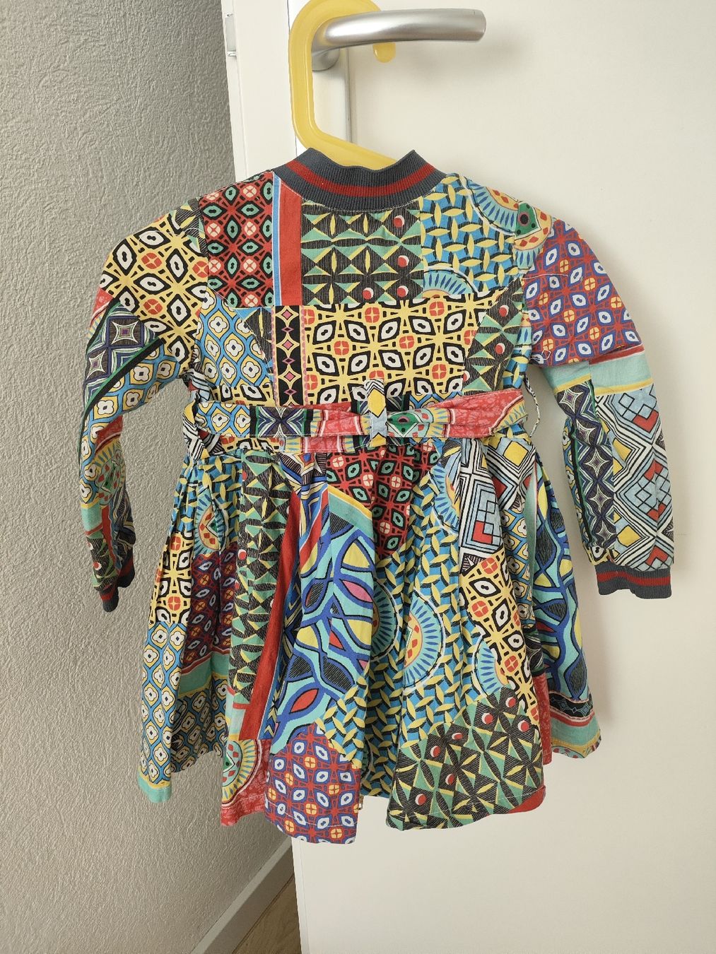 Vestiti & Gonne: Pan con Chocolate Dress Size 2 years Vibrant Patchwork Sprin – Nuovo (secondo la descrizione) da Nyon venduto da noe_jh6c 4
