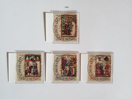 1988 Pro Patria Satz Ersttag Vollstempel mit Gummi