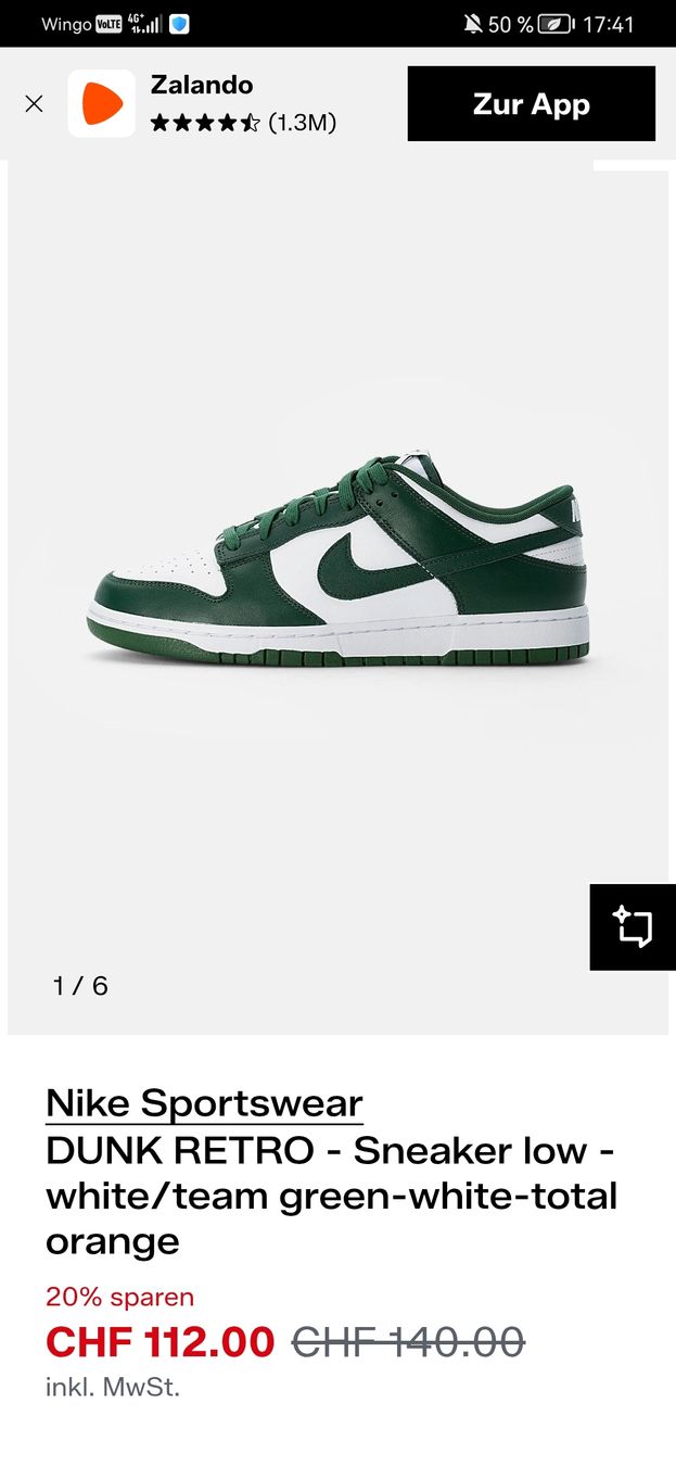 Nike Scarpe da uomo: Nike dunk low green team 42 – Usato da Bern venduto da ged_ffx9 6
